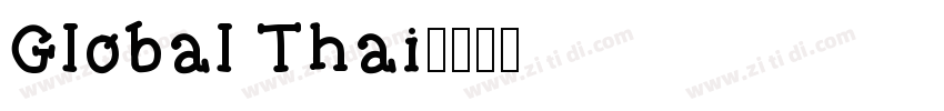 Global Thai字体转换